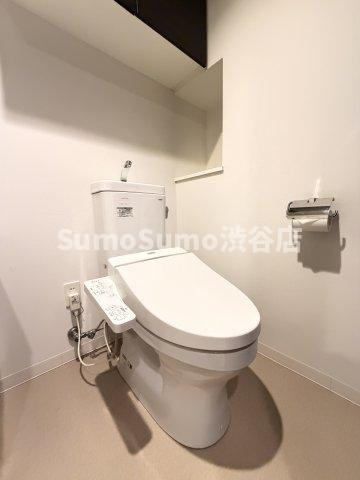 ジェノヴィア目黒南グリーンヴェールのトイレ|落ち着いた色調のトイレです