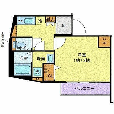 ディアレイシャス池尻大橋の間取り