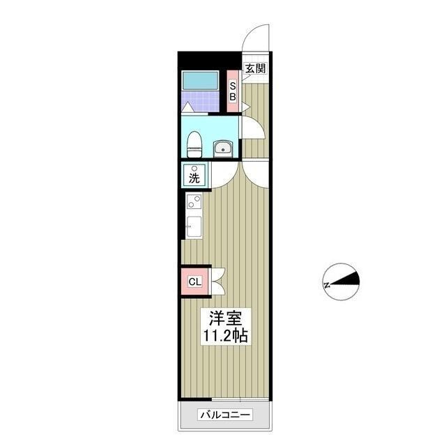 サンネクテール恵比寿の間取り