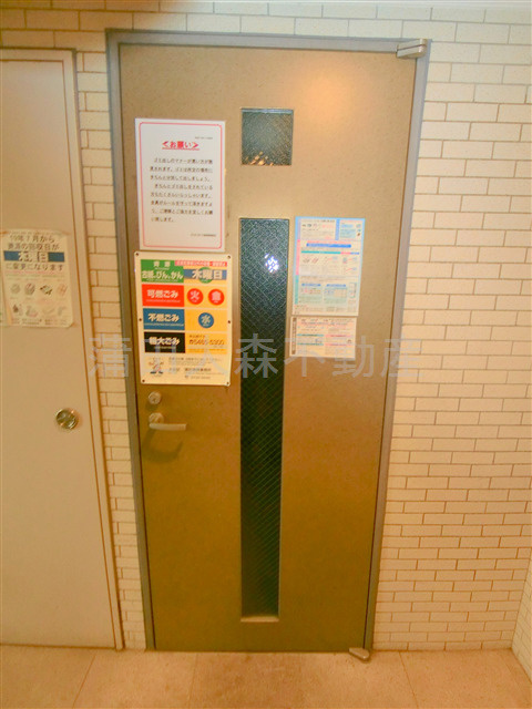 デュオ・スカーラ蒲田のその他共用部分|曜日時間関係なくゴミ出し可能な敷地内ごみ捨て場