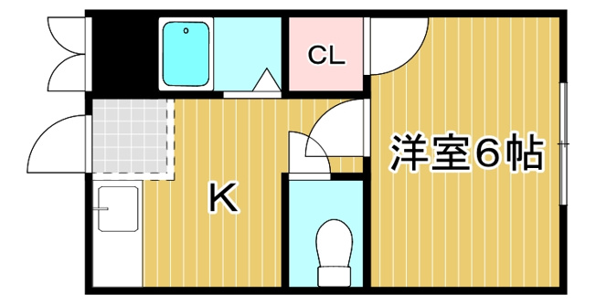 【間取り】 | ASTERI JOTO（旧武田第３マンション）