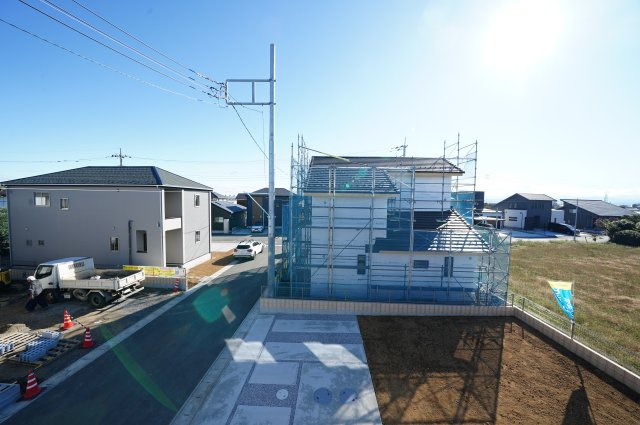 新築　伊勢崎市八寸町1期　１号棟の展望|現地写真　伊勢崎市八寸町1期