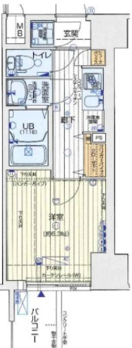 プレミアムコート谷町四丁目の間取り|選べる家電プランあり！！