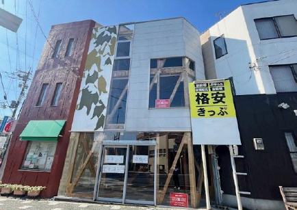 大津市粟津町の店舗事務所の外観|外観です