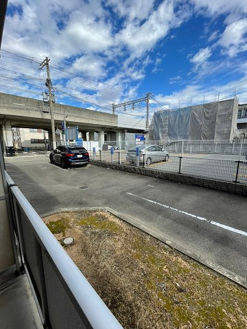西宮市甲子園高潮町のアパートの展望