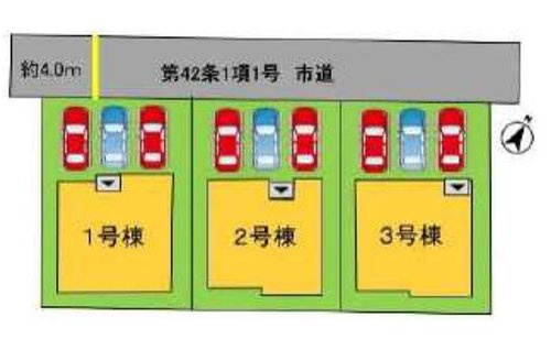 よかタウン　岡山市北区一宮(第2)【仲介手数料無料】の区画図