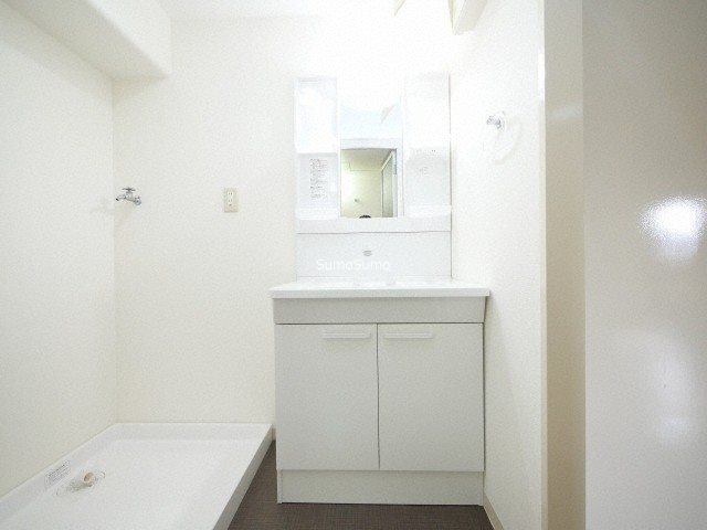 第一玉造マンションの洗面所
