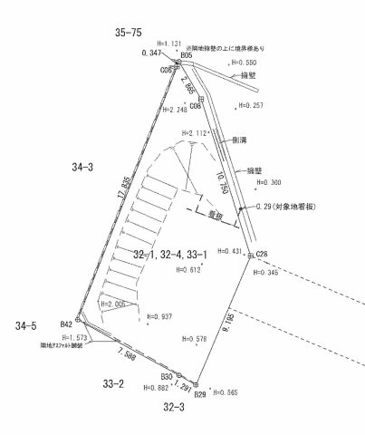 岡崎市大西町奥長入　土地の画像