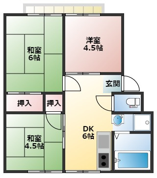 カーサ枝川坂の間取り
