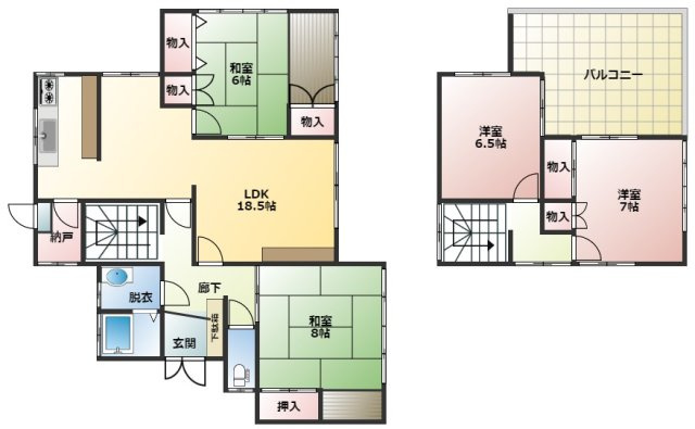 【間取り】の画像