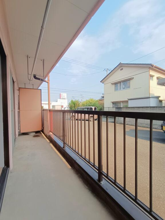 高南ハイツのバルコニー
