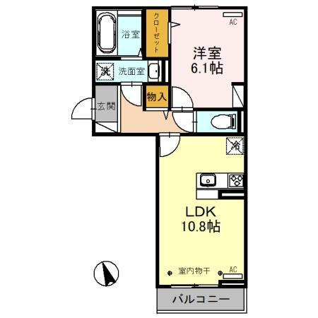 オペラハウス飯塚の間取り