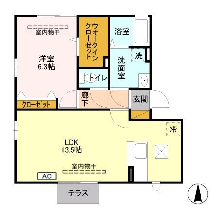 プレセア コートの間取り