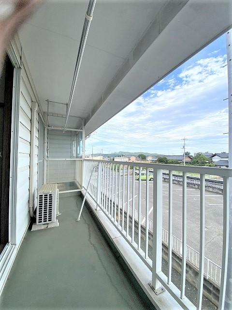 グリーンパークレジデンスＢのバルコニー