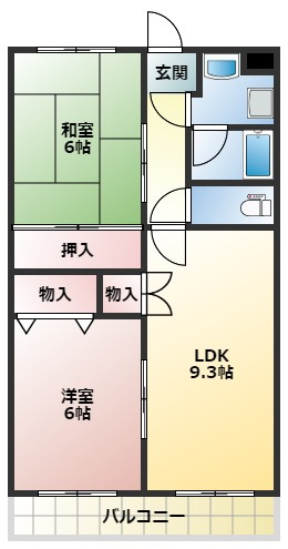 シャルマン枝川の間取り