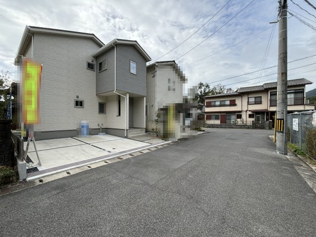 中古戸建　安東5丁目の前面道路含む現地写真