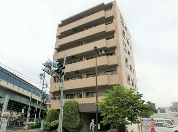 【外観】 | 高井戸東パークホームズ | 鉄筋コンクリート造のがっちりとした建物。