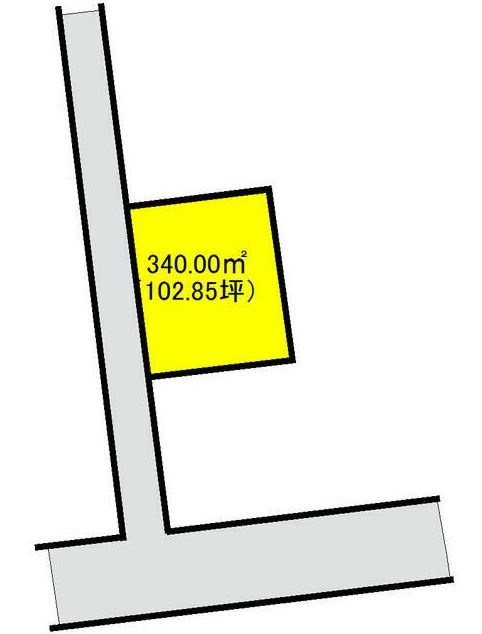 売地　那珂市横堀1936-10の区画図