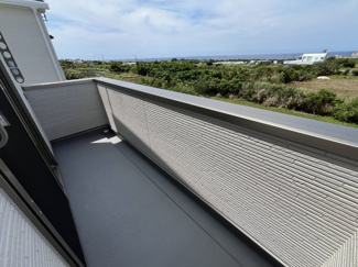 【バルコニー】 | 読谷村渡慶次2期（全3棟） | 1号棟　オーシャンビュー♪