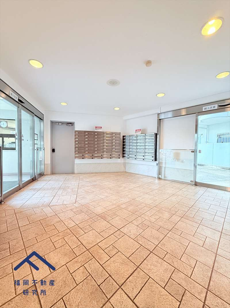 大橋バーデンハイツのエントランス