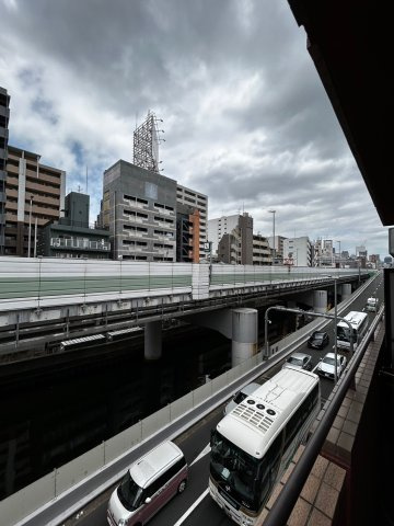 大阪市中央区瓦屋町３丁目の賃貸マンションの展望
