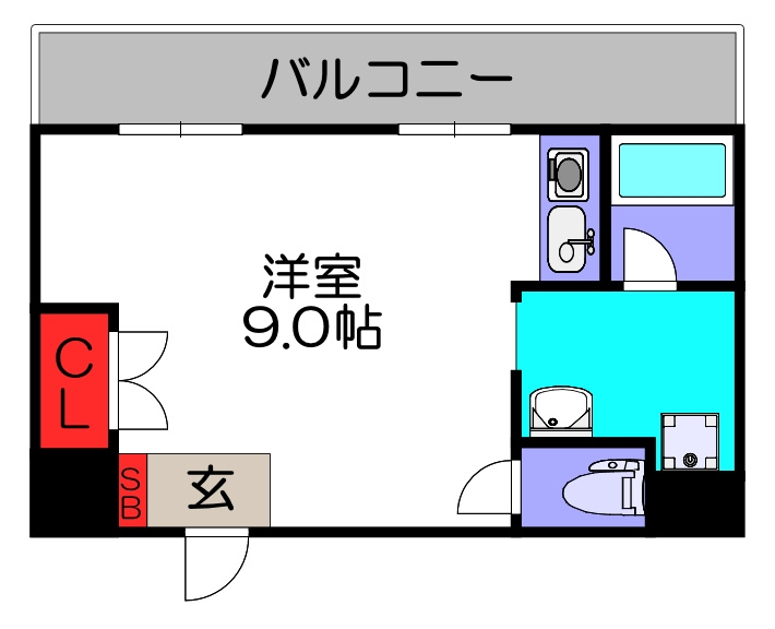 レガーレ長居公園の間取り