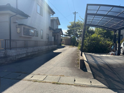 【前面道路含む現地写真】 | 佐久市跡部中古住宅