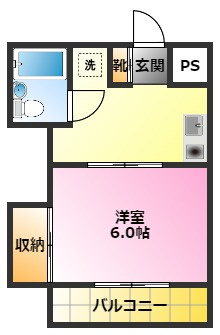 プレイン第二マンションの間取り|鉄筋コンクリート造マンション♪