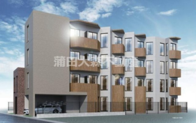 SQUARE CITY SHINKAMATA(スクエアシティ新蒲田の外観パース|外観パース