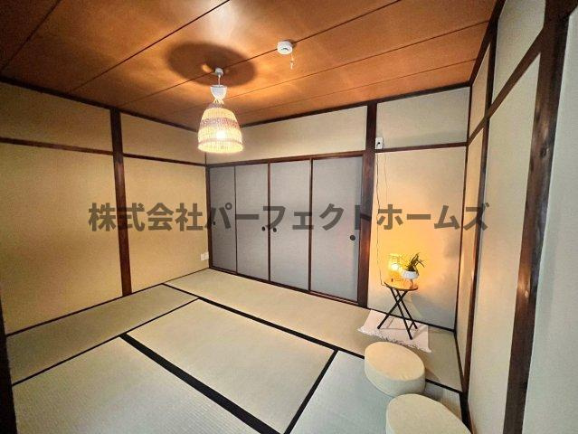招提南町3丁目戸建　賃貸の和室|和室があれば客間としても活用できます