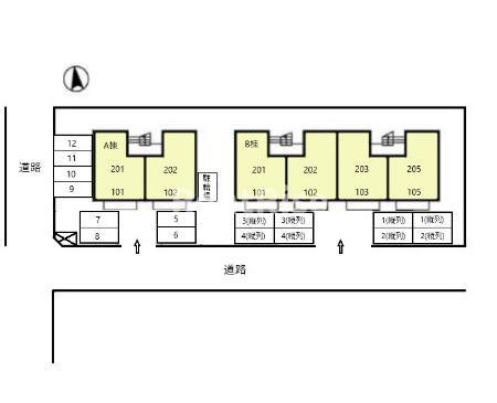セジュール若宮 Ａのエントランス