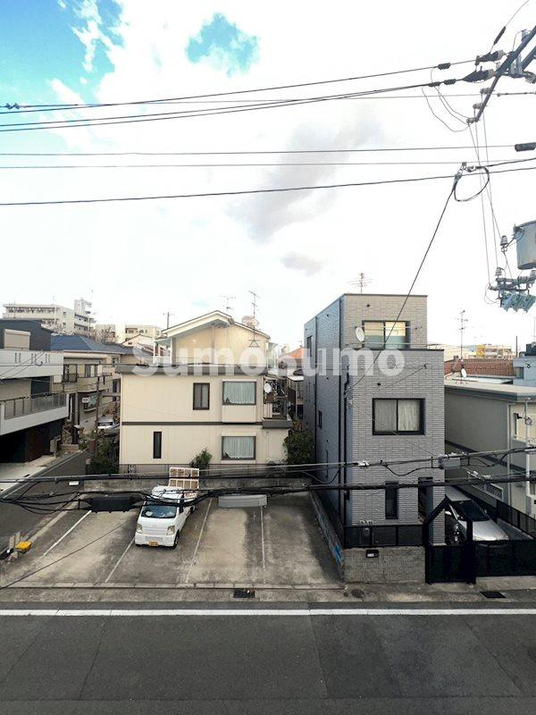 神戸市灘区上河原通４丁目のアパートの展望