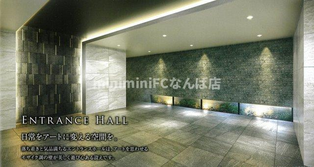 プレサンスドームシティコレーレのエントランス