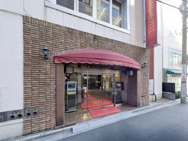 パイオランドホテルのエントランス