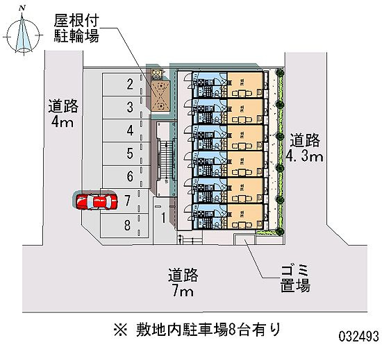 レオパレスセリエＡの区画図