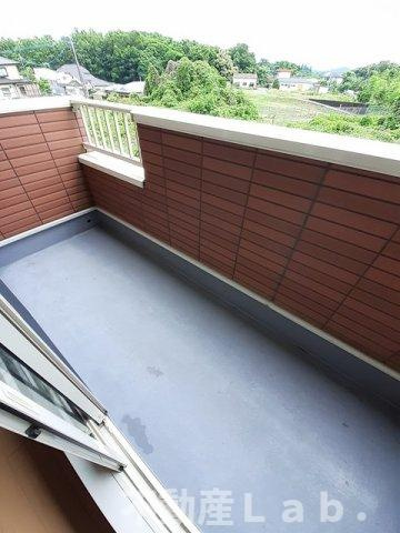 サンヒルズ城南Ｄのバルコニー