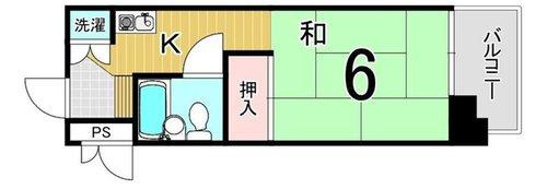 ダイアパレスパークサイド栗林の間取り