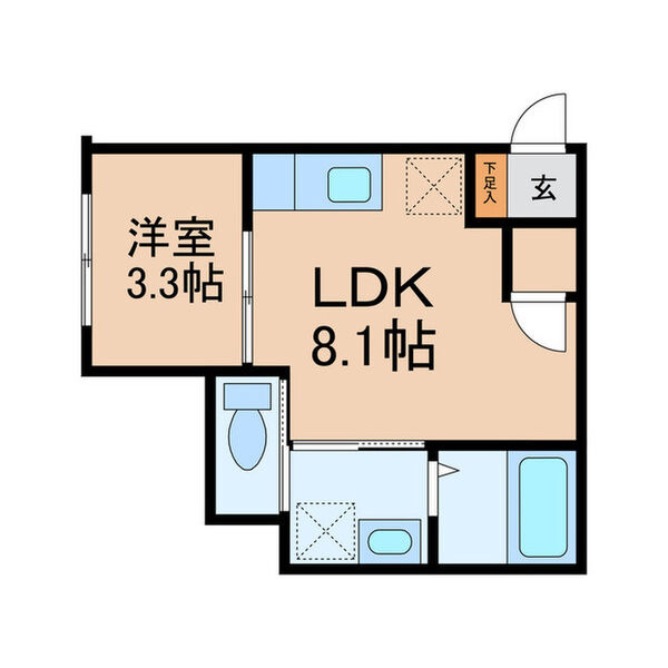 ARTE久留米の間取り