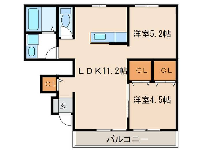 Conforto O原Ⅱの間取り