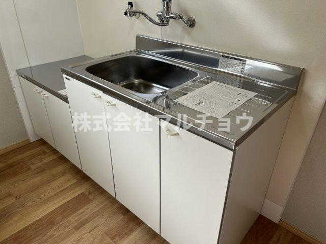 野久保アパート 平屋連棟のキッチン|きれいなキッチンです