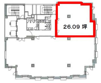 【間取り】 | 御堂筋ミナミビル | 御堂筋ミナミビル　間取り