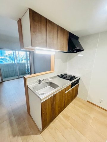 熊本市東区尾ノ上４丁目の賃貸マンションのキッチン