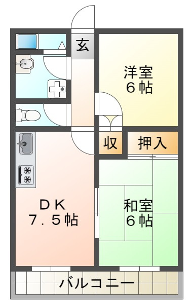 パークハイム永和の間取り