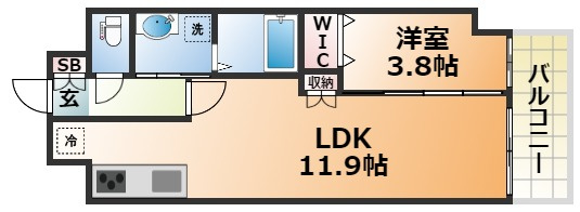 KMS新生水木通の間取り