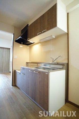 熊本市中央区水前寺１丁目の賃貸マンションのキッチン