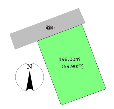 【区画図】 | 東区戸島町資材置き場用地