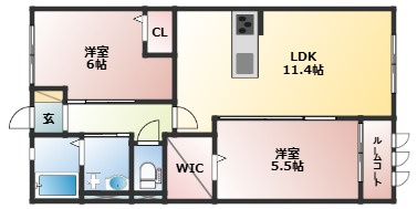 Pure　Ryujuの間取り