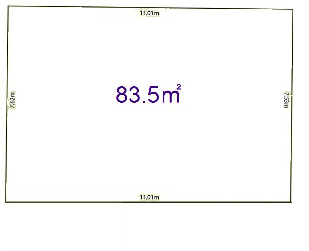葛飾区水元1丁目中古住宅の土地図|土地図