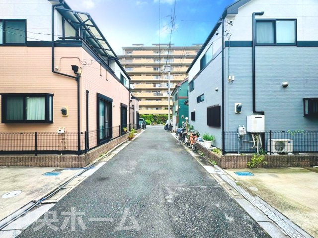 葛飾区水元1丁目中古住宅の前面道路含む現地写真|全面道路