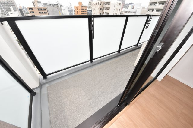 パンセ新町のバルコニー